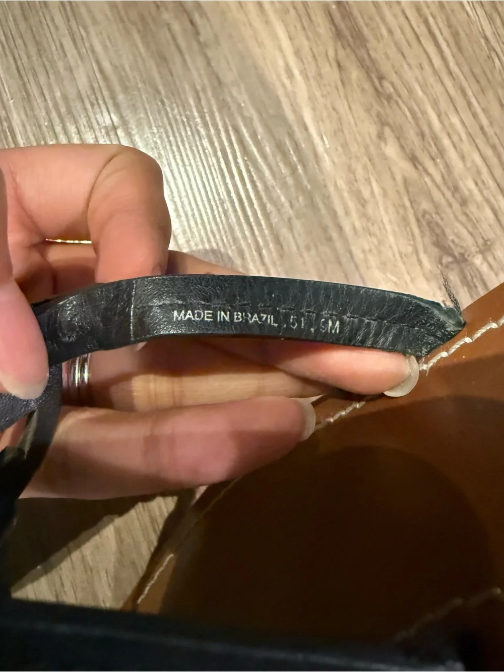 Tory Burch Black Leather Thong Flats , Size 9